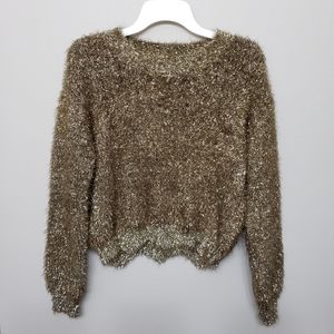 🌸 Lucy Paris Lola Metallic Eyelash Sweater